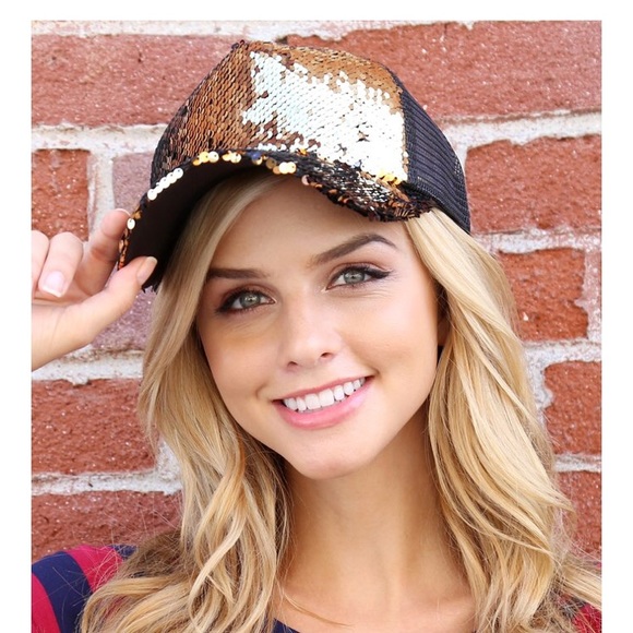 Sequins celebrity  baseball cap - Picture 2 of 3